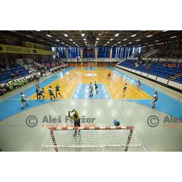 Venue Golovec during handball match between RK Krim Mercator and Krka, Women’s Final cup 2018/19, played in Golovec, Celje, Slovenia on March 31, 2019