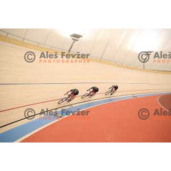 Velodrome Slovenian National Cycling Championships in Novo Mesto on April 9, 2019