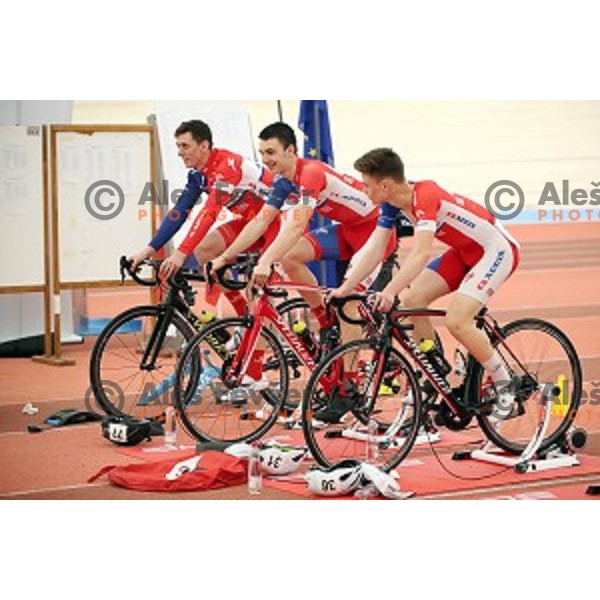Velodrome Slovenian National Cycling Championships in Novo Mesto on April 9, 2019