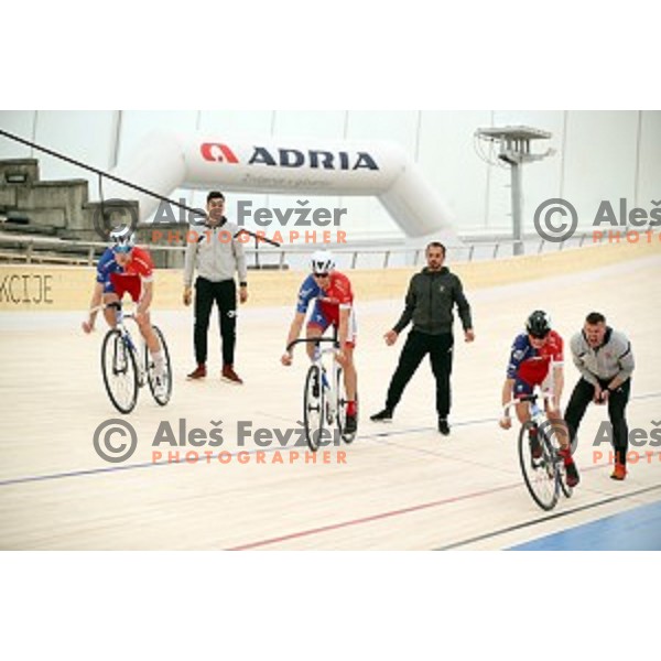 Velodrome Slovenian National Cycling Championships in Novo Mesto on April 9, 2019