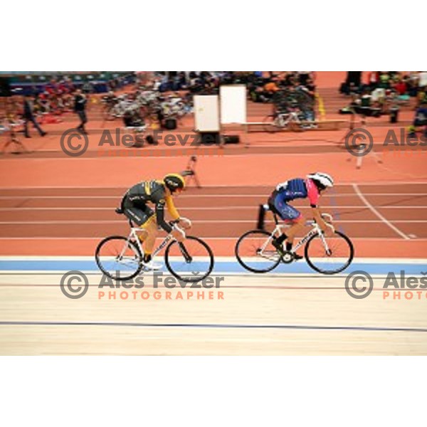 Rok Korosec at Velodrome Slovenian National Cycling Championships in Novo Mesto on April 9, 2019