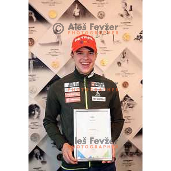 Alex Cisar during OKS Fair Play press conference in SOIC, Ljubljana, Slovenia on April 11, 2019