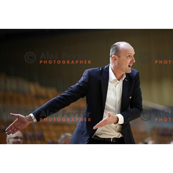 Jure Zdovc during Nova KBM League basketball match between Petrol Olimpija and Sixt Primorska in Tivoli Hall, Ljubljana on April 11, 2019