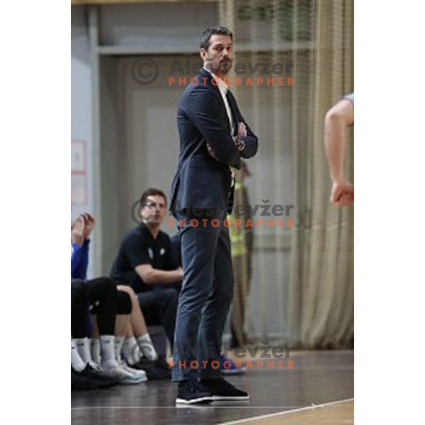 Jurica Golemac during Nova KBM League basketball match between Petrol Olimpija and Sixt Primorska in Tivoli Hall, Ljubljana on April 11, 2019