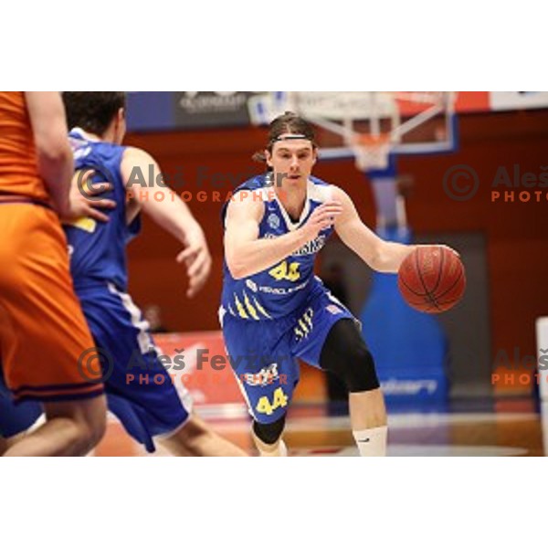  in action during Nova KBM league basketball match between Helios Suns and Sixt Primorska in Domzale Sports Hall, Slovenia on April 20, 2019