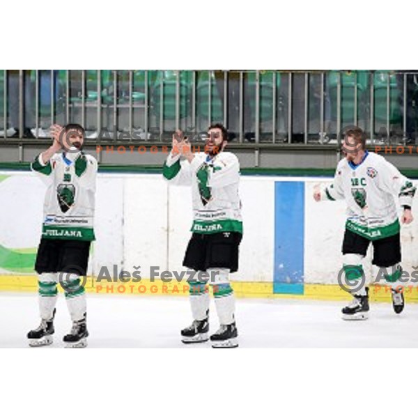 of SZ Olimpija in action during Final of Alps league between Olimpija and Pustertal in Tivoli Hall, Ljubljana on April 19, 2019