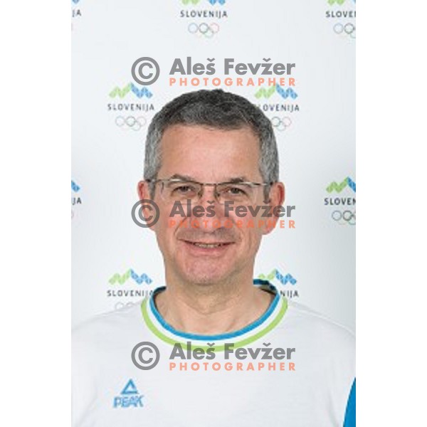 Rajmond Debevec, candidate for Slovenia team at second edition of European Olympic games in Minsk, Belorussia at official photo shooting in Ljubljana on April 16, 2019