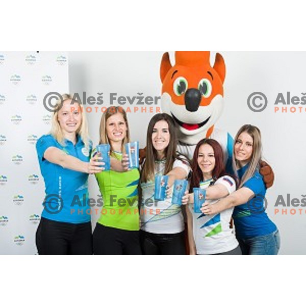 Tjasa Ristic candidate for Slovenia team at second edition of European Olympic games in Minsk, Belorussia at official photo shooting in Ljubljana on April 16, 2019