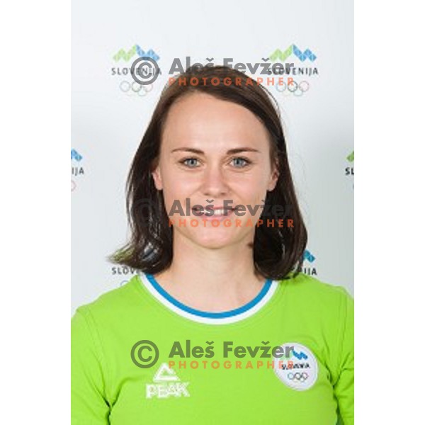 candidate for Slovenia team at second edition of European Olympic games in Minsk, Belorussia at official photo shooting in Ljubljana on April 16, 2019