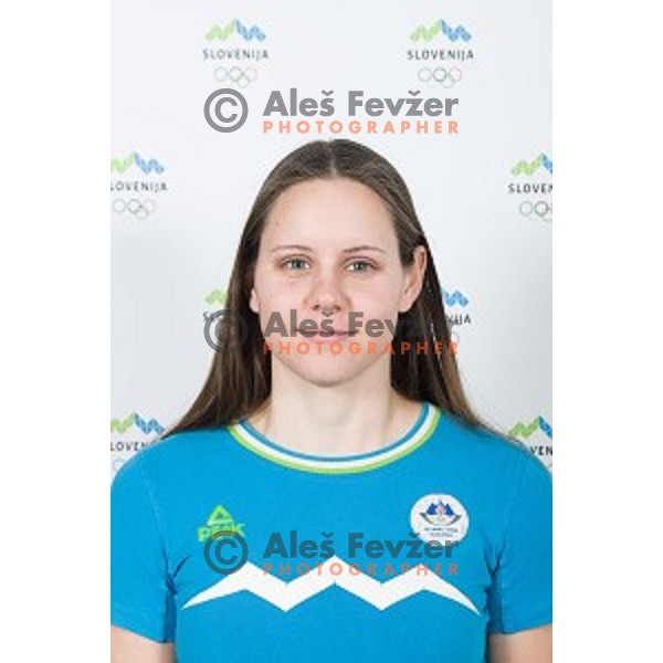 Maja Bedrac candidate for Slovenia team at second edition of European Olympic games in Minsk, Belorussia at official photo shooting in Ljubljana on April 16, 2019