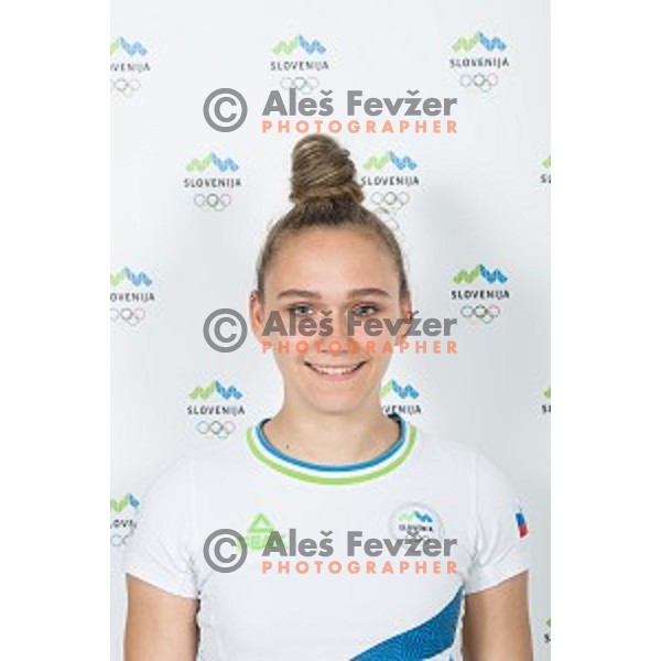 candidate for Slovenia team at second edition of European Olympic games in Minsk, Belorussia at official photo shooting in Ljubljana on April 16, 2019