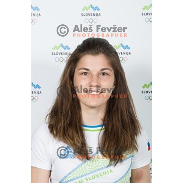 Marusa Stangar candidate for Slovenia team at second edition of European Olympic games in Minsk, Belorussia at official photo shooting in Ljubljana on April 16, 2019