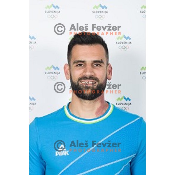 Mensud Julevic candidate for Slovenia team at second edition of European Olympic games in Minsk, Belorussia at official photo shooting in Ljubljana on April 16, 2019