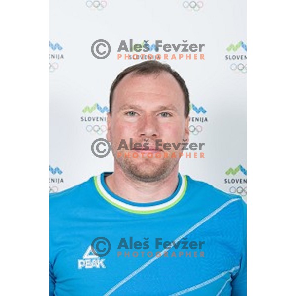 Boris Jersin candidate for Slovenia team at second edition of European Olympic games in Minsk, Belorussia at official photo shooting in Ljubljana on April 16, 2019