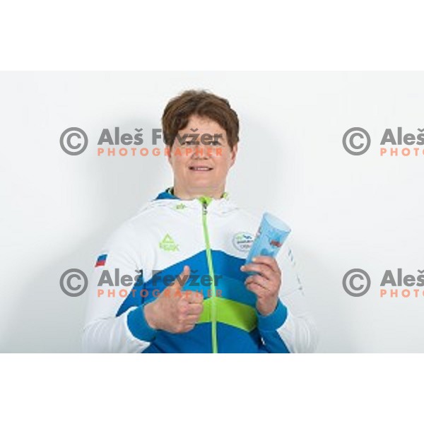 Martina Ratej candidate for Slovenia team at second edition of European Olympic games in Minsk, Belorussia at official photo shooting in Ljubljana on April 16, 2019