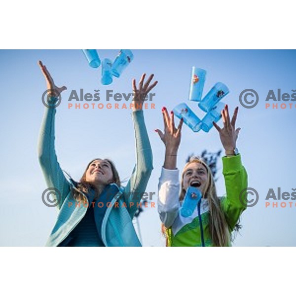 Kaja Juvan candidate for Slovenia team at second edition of European Olympic games in Minsk, Belorussia at official photo shooting in Ljubljana on April 16, 2019