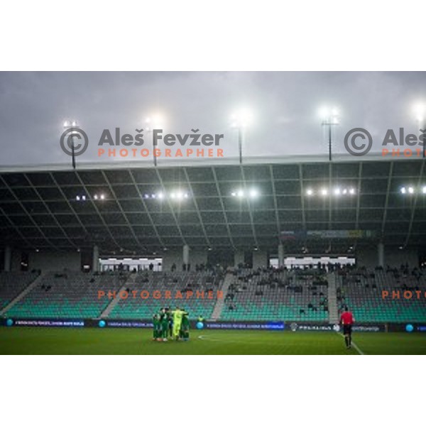 in action during Prva liga Telekom Slovenije football match between Olimpija and Krsko, Stozice stadium, Ljubljana, Slovenia on April 28, 2019