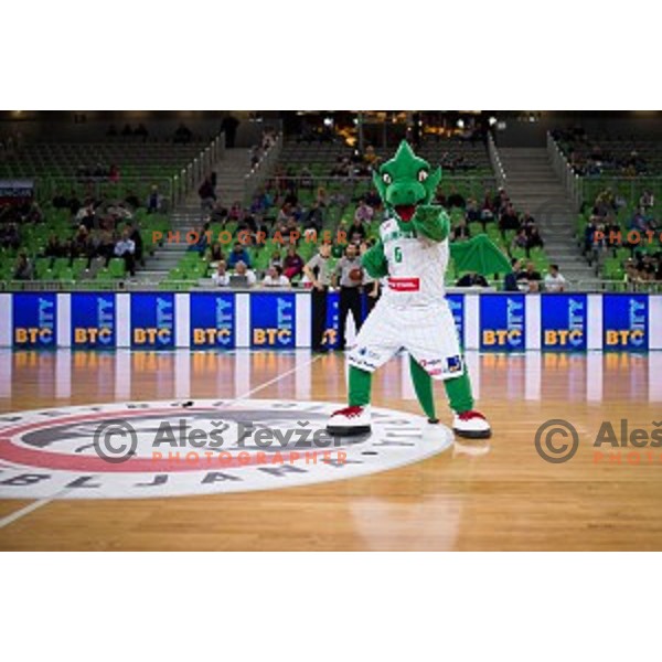 in action during Nova KBM league quarter final basketball match between Petrol Olimpija - GGD Sencur, , Arena Stozice, Ljubljana, Slovenia on April 30, 2019