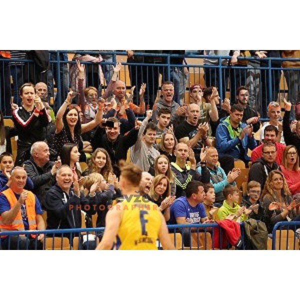 action during Nova KBM league playoff basketball match between Sencur GGD and Petrol Olimpija in Sencur Sports Hall, Slovenia on May 4, 2019