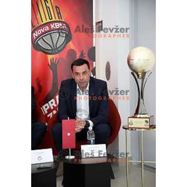 press conference KZS before start of semi-final of Nova KBM league 2018/2019 season in Ljubljana on May 8, 2019