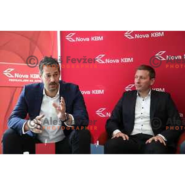 Jurica Golemac at press conference KZS before start of semi-final of Nova KBM league 2018/2019 season in Ljubljana on May 8, 2019