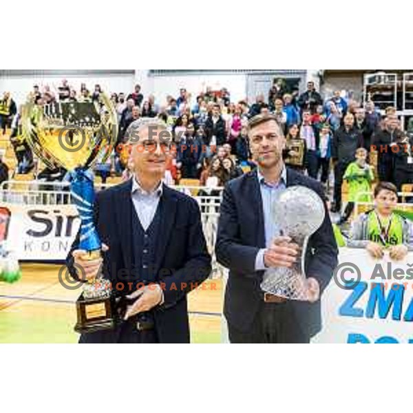 Gorenje Velenje, winners of Slovenian Handball Cup Final between Gorenje Velenje and Krka in Marof Hall, Novo Mesto on May 12, 2019