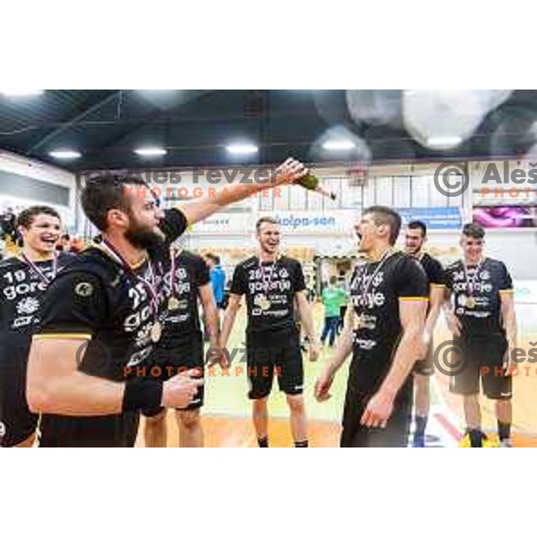 Gorenje Velenje, winners of Slovenian Handball Cup Final between Gorenje Velenje and Krka in Marof Hall, Novo Mesto on May 12, 2019