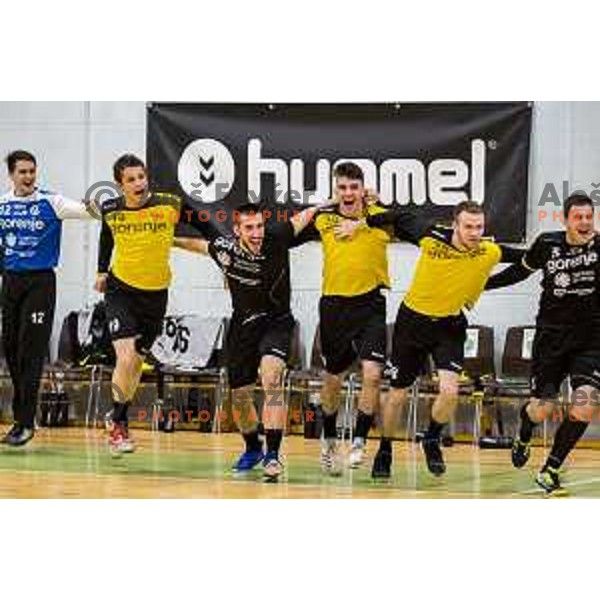 Gorenje Velenje, winners of Slovenian Handball Cup Final between Gorenje Velenje and Krka in Marof Hall, Novo Mesto on May 12, 2019