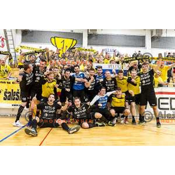 Gorenje Velenje, winners of Slovenian Handball Cup Final between Gorenje Velenje and Krka in Marof Hall, Novo Mesto on May 12, 2019