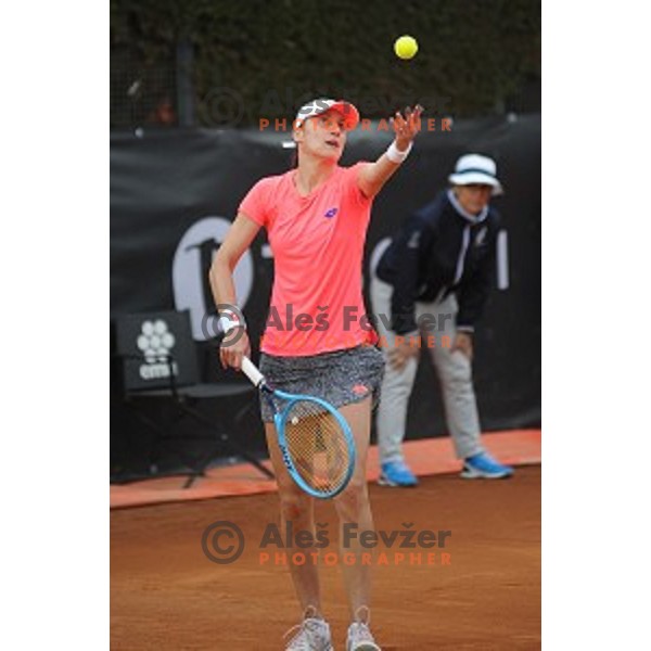 Katarina Srebotnik playing at Italian Open in Rome on May 13, 2019