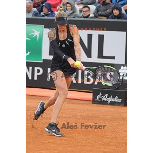 polona Hercog playing at Italian Open in Rome on May 13, 2019