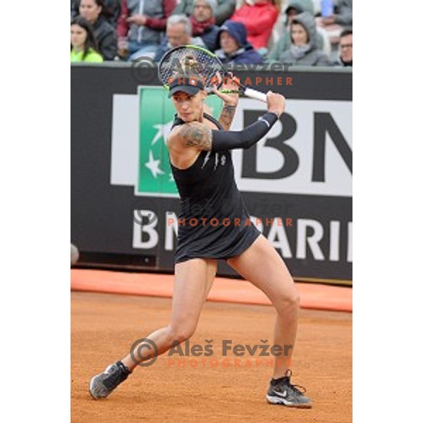 polona Hercog playing at Italian Open in Rome on May 13, 2019