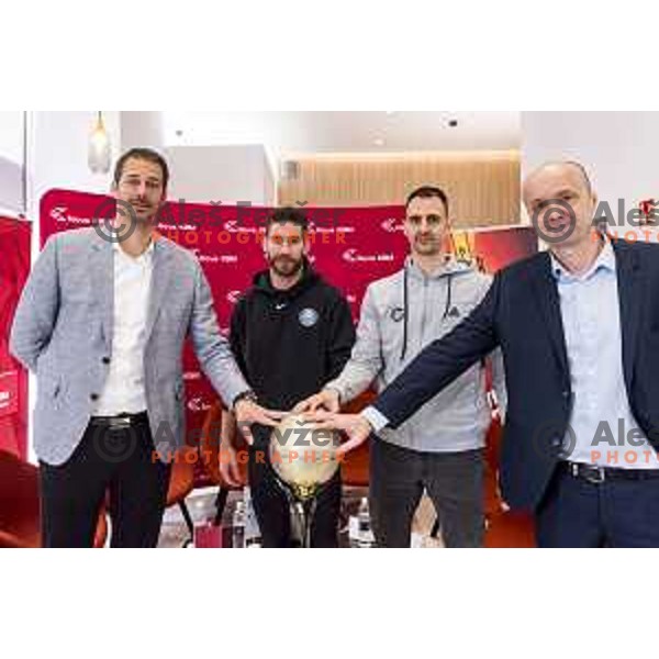 press conference KZS before start of Final series of Nova KBM league 2018/2019 season in Ljubljana on May 16, 2019