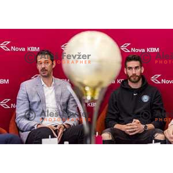 press conference KZS before start of Final series of Nova KBM league 2018/2019 season in Ljubljana on May 16, 2019