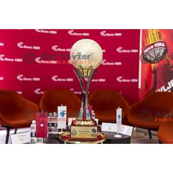 press conference KZS before start of Final series of Nova KBM league 2018/2019 season in Ljubljana on May 16, 2019