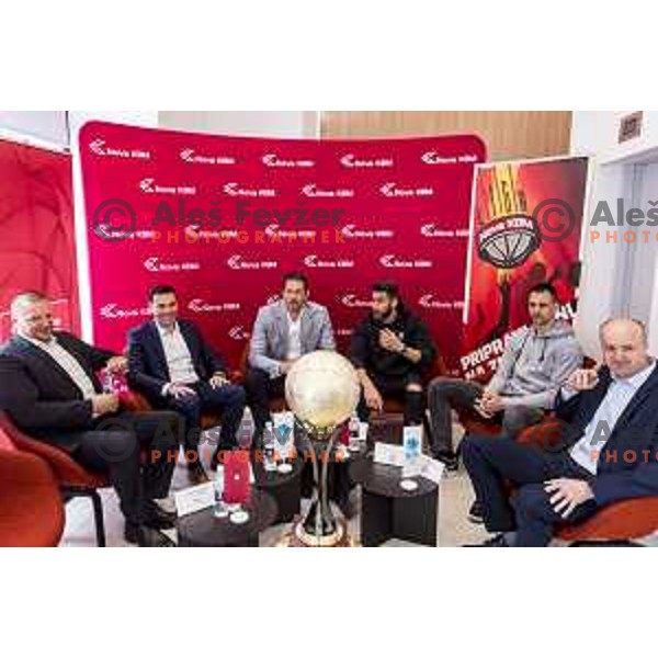 press conference KZS before start of Final series of Nova KBM league 2018/2019 season in Ljubljana on May 16, 2019