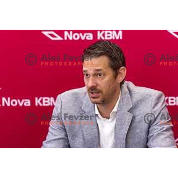 press conference KZS before start of Final series of Nova KBM league 2018/2019 season in Ljubljana on May 16, 2019