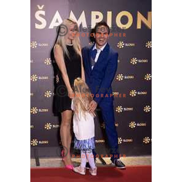Taya and Jernej Damjan during Night of the Champions in hotel Union, Ljubljana, Slovenia on May 16, 2019