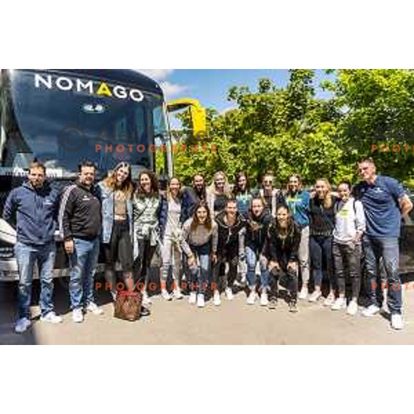 Meeting of Slovenia Women\'S basketball team before Eurobasket 2019 in Ljubljana, Slovenia on May 17, 2019