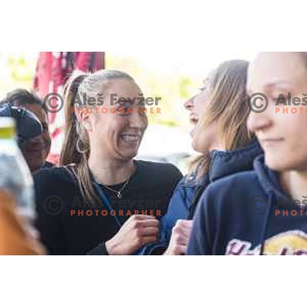 Annamaria Prezelj at Meeting of Slovenia Women\'S basketball team before Eurobasket 2019 in Ljubljana, Slovenia on May 17, 2019