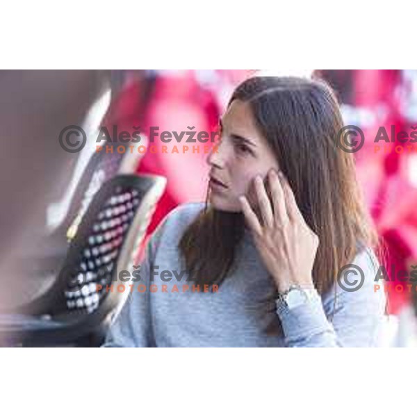 Teja Oblak at Meeting of Slovenia Women\'S basketball team before Eurobasket 2019 in Ljubljana, Slovenia on May 17, 2019