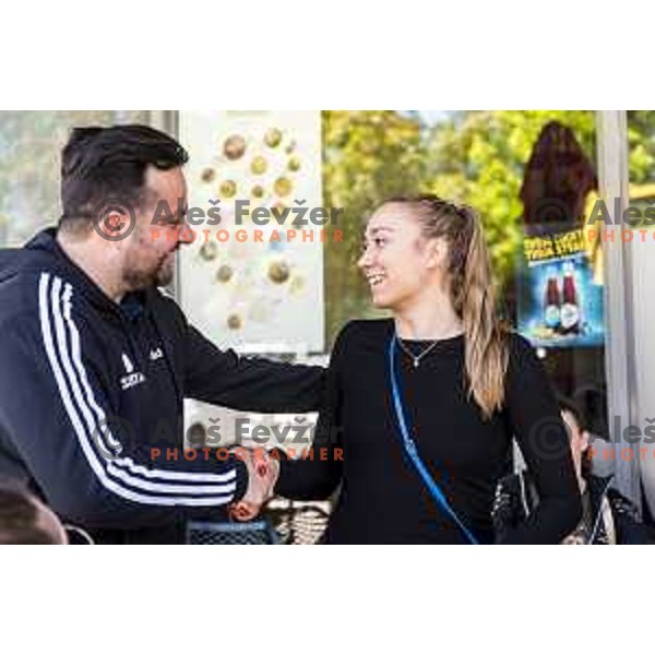 Annamaria Prezelj at Meeting of Slovenia Women\'S basketball team before Eurobasket 2019 in Ljubljana, Slovenia on May 17, 2019