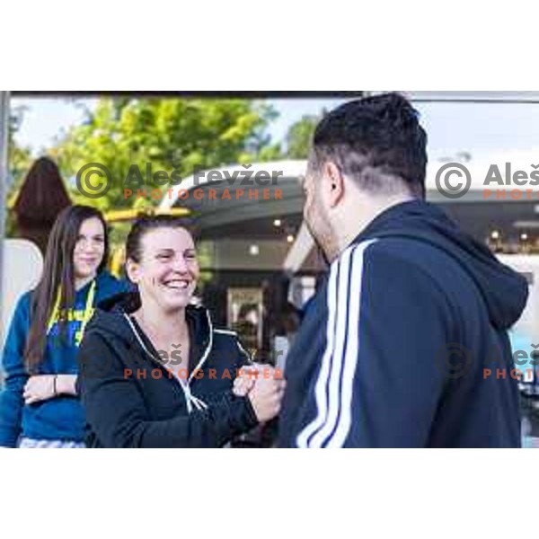 Aleksandra Kroselj at Meeting of Slovenia Women\'S basketball team before Eurobasket 2019 in Ljubljana, Slovenia on May 17, 2019