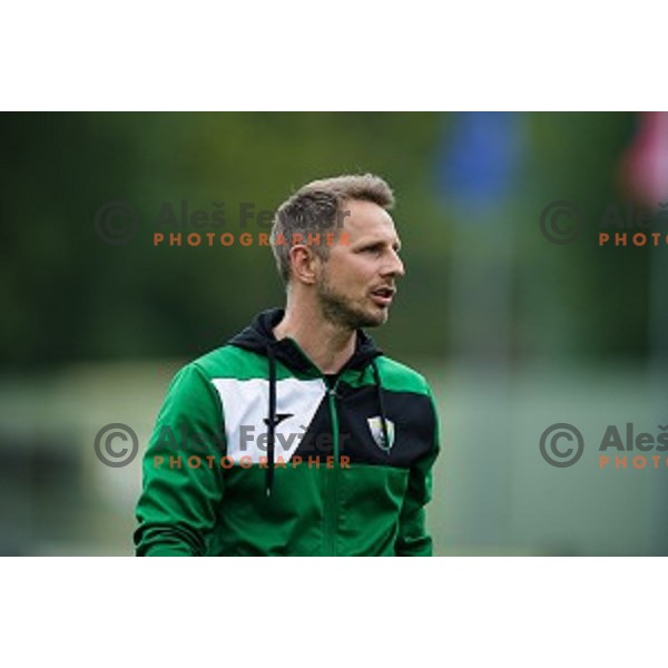Almir Sulejmanovic in action during Prva liga Telekom Slovenije football match between Rudar and Olimpija, Stadion ob Jezeru, Velenje, Slovenia on May 18, 2019