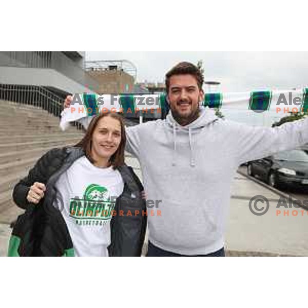 first game in The Final of Nova KBM League basketball match between Sixt Primorska and Petrol Olimpija in Bonifika Arena,Koper, Slovenia on May 18, 2019