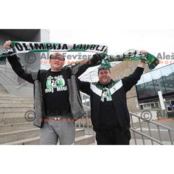 first game in The Final of Nova KBM League basketball match between Sixt Primorska and Petrol Olimpija in Bonifika Arena,Koper, Slovenia on May 18, 2019