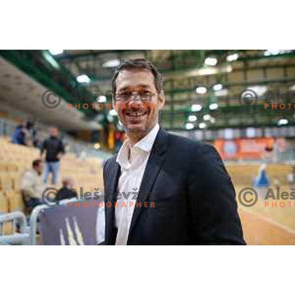 Jurica Golemac during first game of there Final of Nova KBM League basketball match between Sixt Primorska and Petrol Olimpija in Bonifika Arena,Koper, Slovenia on May 18, 2019