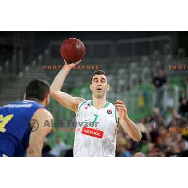 Drazen Bubnic in action during second game in The Final of Nova KBM League basketball match between Petrol Olimpija and Sixt Primorska in Arena Stozice, Ljubljana, Slovenia on May 21, 2019