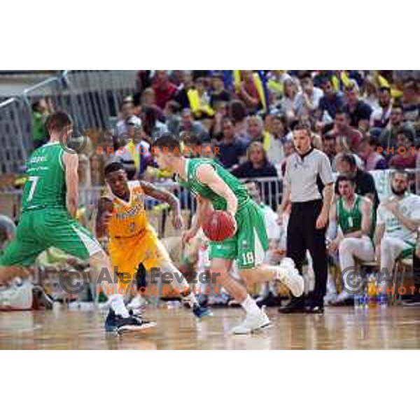 third game of The Final of Nova KBM League basketball match between Sixt Primorska and Petrol Olimpija in Bonifika Arena,Koper, Slovenia on May 24, 2019