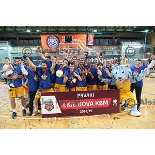 third game of The Final of Nova KBM League basketball match between Sixt Primorska and Petrol Olimpija in Bonifika Arena,Koper, Slovenia on May 24, 2019